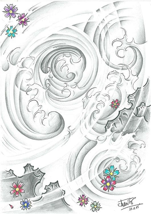 Sketchbook para tatuajes Juanpetattoo