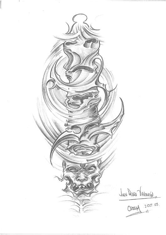 Sketchbook para tatuajes Juanpetattoo