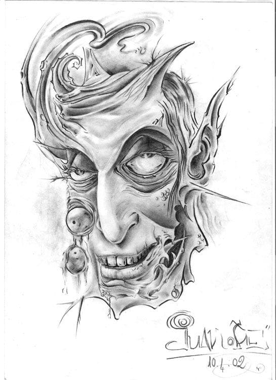 Sketchbook para tatuajes Juanpetattoo