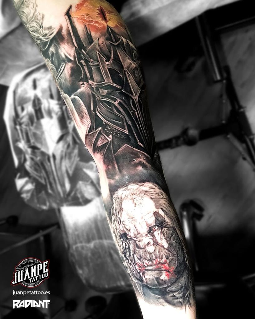 Composición de tatuaje realista por juanpetattoo