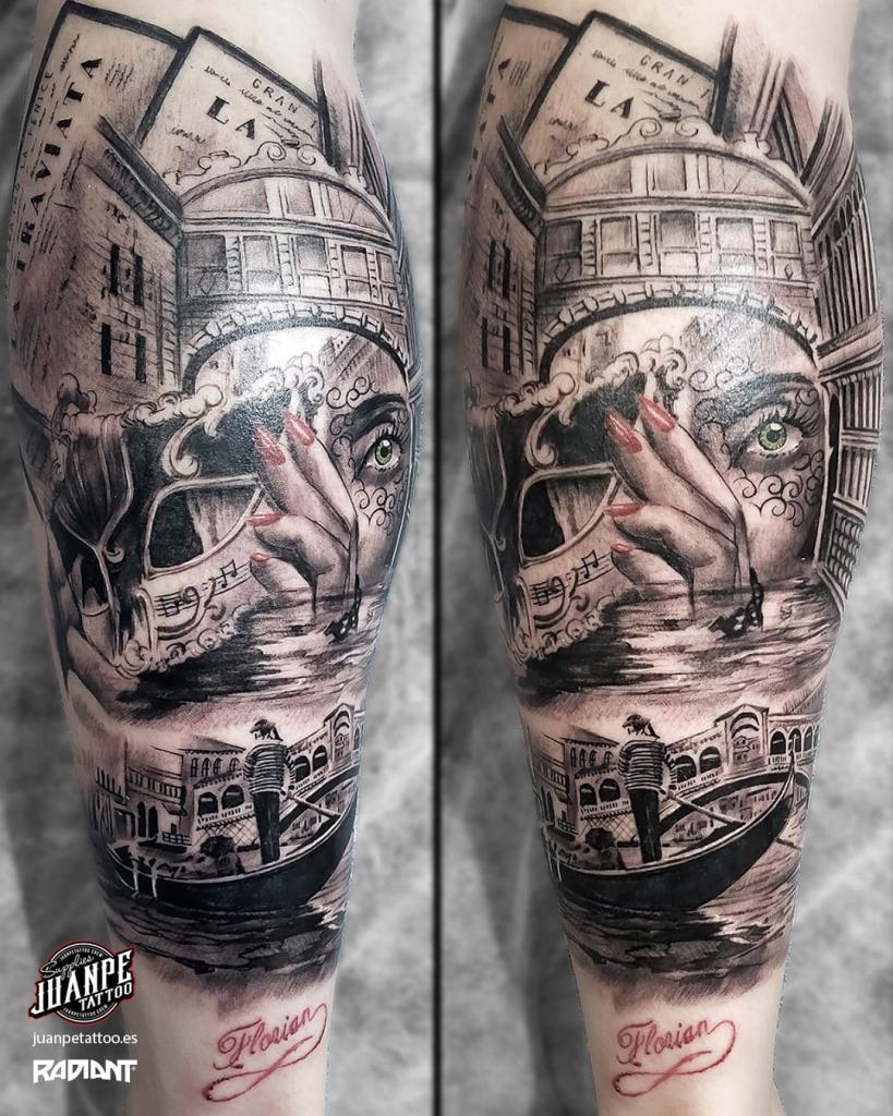 tatuaje-realismo-mascara-venecia-juanpetattoo
