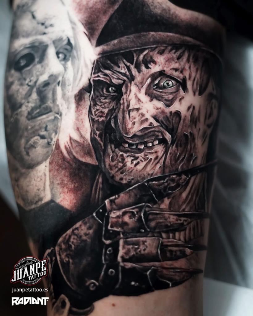 tatuaje realismo dark terror
