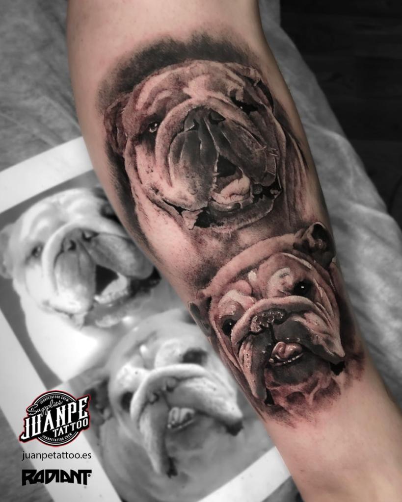 tatuajes realismo pierna