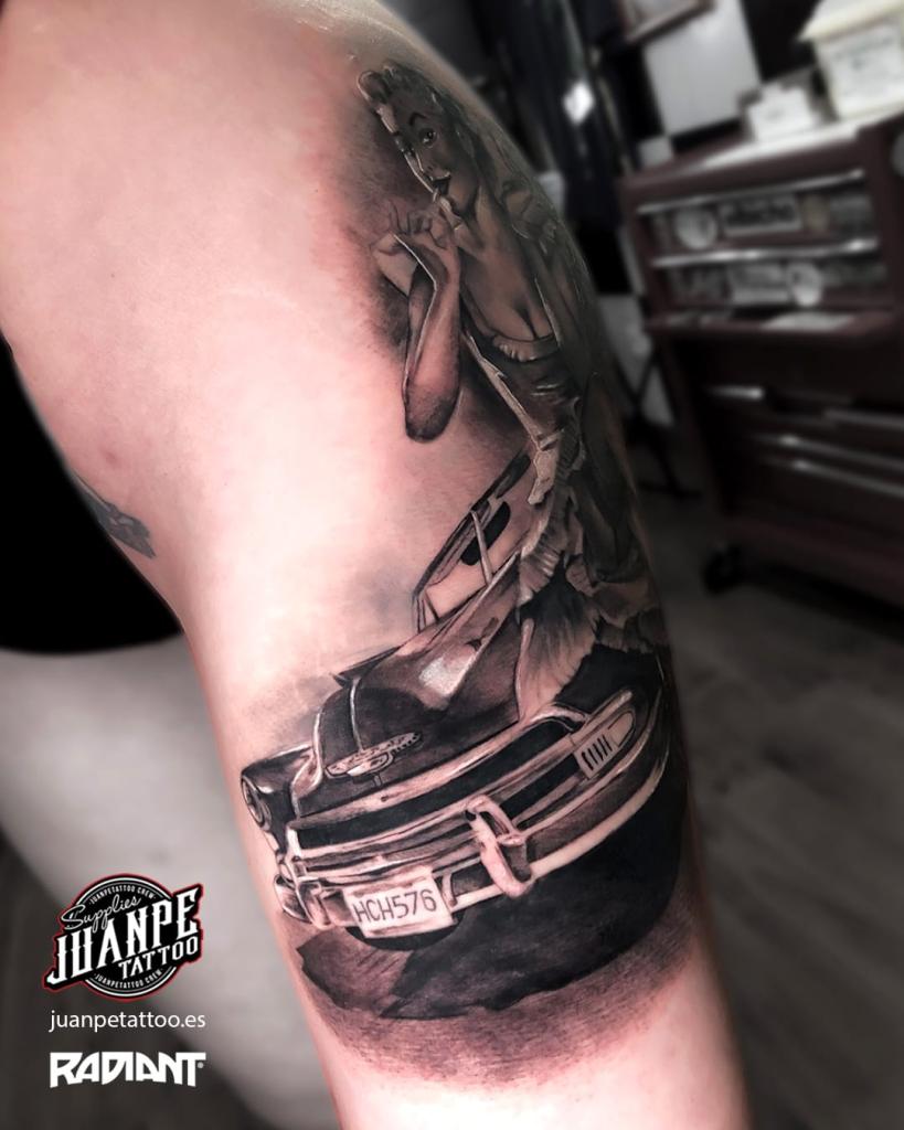 Tatuajes realismo pin up